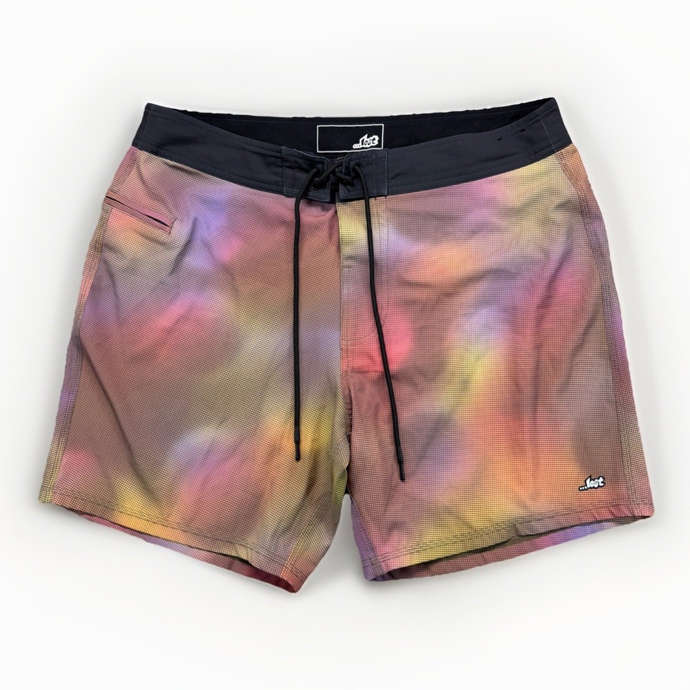 Lost Board Shorts Bathing Suit Trunks Men's Size 36 Rare Beach Skate Surf